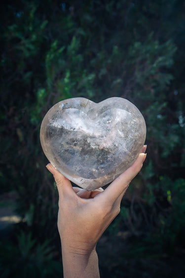 Smoky Quartz Heart Shaped Dish